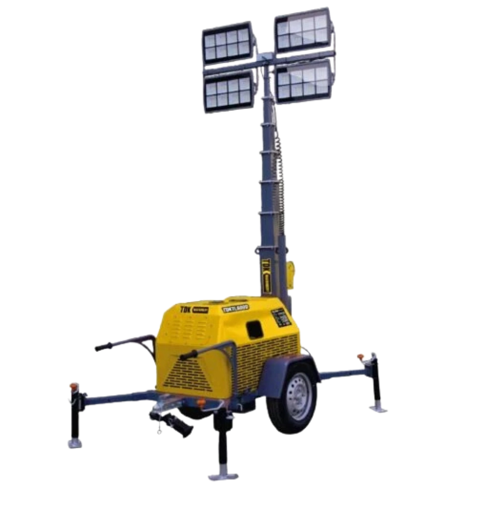 Torre de Luz con Chasis 4.5kW 4x1000W con Generador Diésel LTD6700